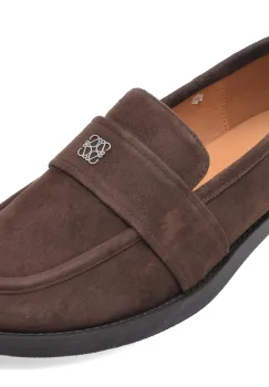 Mocasini EPICA maro, V1721G1, din piele intoarsa imagine