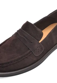 Mocasini EPICA maro, V1729D1, din piele intoarsa imagine