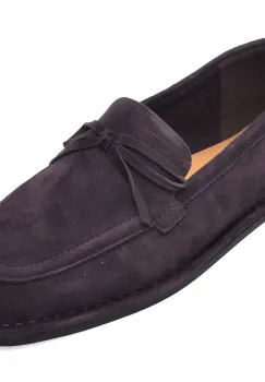 Mocasini EPICA mov, V1688, din piele intoarsa imagine