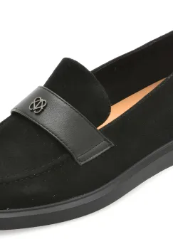 Mocasini EPICA negri, 1313G12, din piele intoarsa imagine