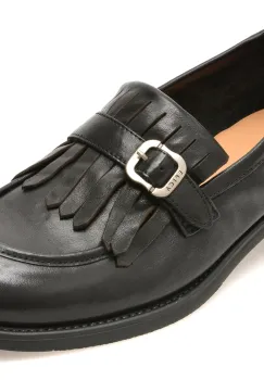 Mocasini EPICA negri, 2066, din piele naturala imagine