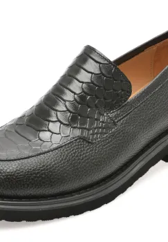 Mocasini EPICA negri, 3154368, din piele naturala imagine