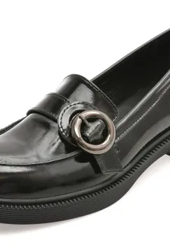 Mocasini EPICA negri, 3811402, din piele naturala lacuita imagine
