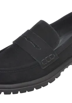 Mocasini EPICA negri, 39881, din piele intoarsa imagine