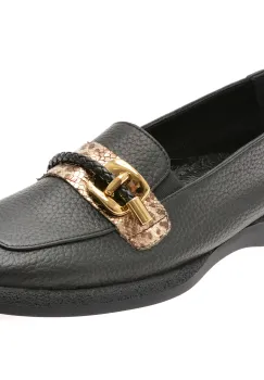 Mocasini EPICA negri, 523474, din piele naturala imagine