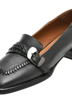 Mocasini EPICA negri, 669B602, din piele naturala imagine