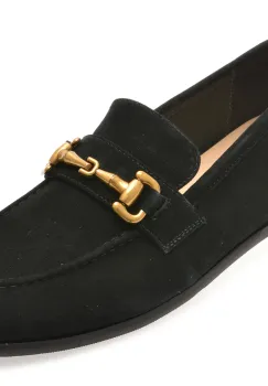 Mocasini EPICA negri, 8519, din piele intoarsa imagine