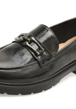 Mocasini EPICA negri, 950, din piele naturala lacuita imagine