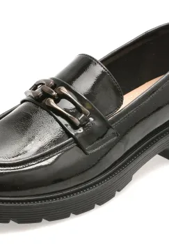 Mocasini EPICA negri, 950, din piele naturala lacuita imagine