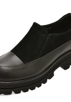Mocasini EPICA negri, M1196, din piele naturala imagine