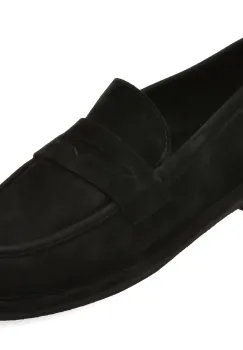 Mocasini EPICA negri, QS919, din piele intoarsa imagine
