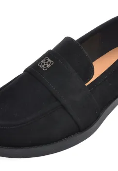 Mocasini EPICA negri, V1721G1, din piele intoarsa imagine