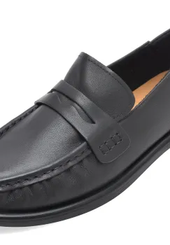 Mocasini EPICA negri, V1729D1, din piele naturala imagine