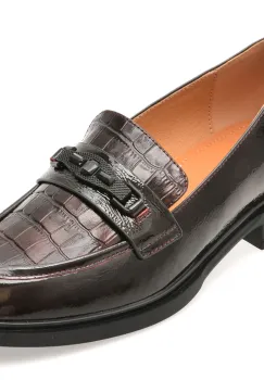 Mocasini EPICA visinii, M371, din piele naturala lacuita imagine