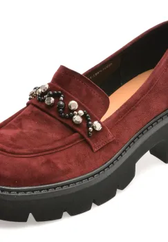 Mocasini EPICA visinii, P481, din piele intoarsa imagine