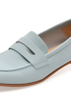 Mocasini FLAVIA PASSINI albastri, V706G16, din piele naturala imagine