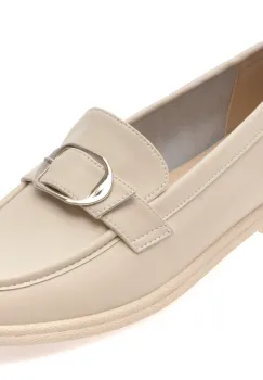 Mocasini FLAVIA PASSINI albi, 1197G21, din piele naturala imagine