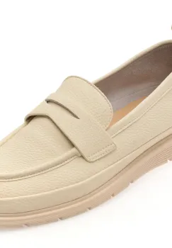 Mocasini FLAVIA PASSINI albi, 5257, din piele naturala imagine