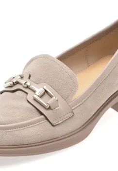 Mocasini FLAVIA PASSINI gri, 1244, din piele intoarsa imagine