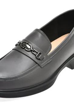 Mocasini FLAVIA PASSINI gri, 6199, din piele naturala imagine