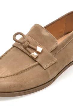 Mocasini FLAVIA PASSINI gri, 8519, din piele intoarsa imagine