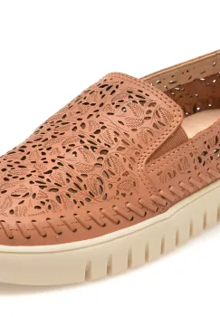 Mocasini FLAVIA PASSINI maro, 372601, din piele naturala imagine