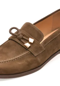 Mocasini FLAVIA PASSINI maro, 8519, din piele intoarsa imagine