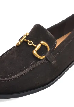 Mocasini FLAVIA PASSINI maro, V1789G1, din piele intoarsa imagine