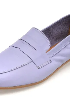 Mocasini FLAVIA PASSINI mov, SP14, din piele naturala imagine