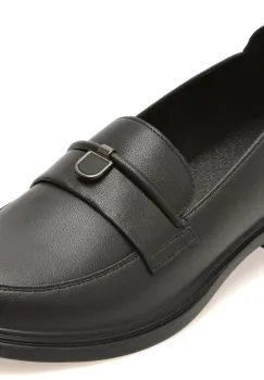Mocasini FLAVIA PASSINI negri, 1152018, din piele naturala imagine