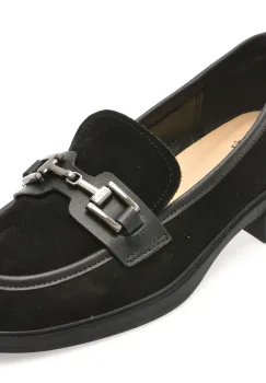 Mocasini FLAVIA PASSINI negri, 1244, din piele intoarsa imagine