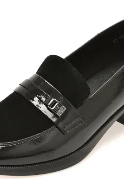 Mocasini FLAVIA PASSINI negri, 1683109, din piele naturala lacuita imagine