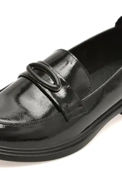 Mocasini FLAVIA PASSINI negri, 90007, din piele naturala lacuita imagine