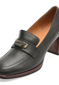 Mocasini FLAVIA PASSINI negri, A157, din piele naturala imagine