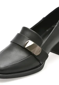 Mocasini FLAVIA PASSINI negri, CAVELL, din piele naturala imagine