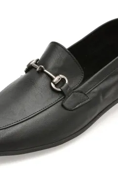 Mocasini FLAVIA PASSINI negri, GTB8, din piele naturala imagine