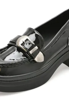 Mocasini FLAVIA PASSINI negri, TH138, din piele naturala lacuita imagine