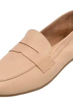 Mocasini FLAVIA PASSINI nude, SP14, din piele naturala imagine