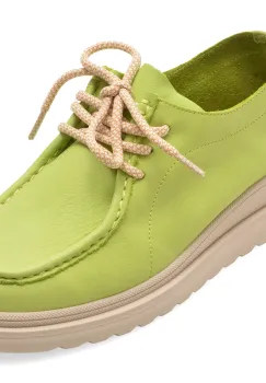 Mocasini FLAVIA PASSINI verzi, 9520, din piele naturala imagine