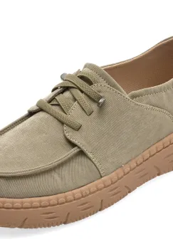 Mocasini FLAVIA PASSINI verzi, A6030, din material textil imagine