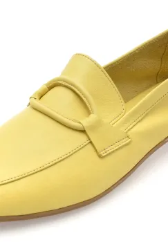 Mocasini FLAVIA PASSINI verzi, LT1, din piele naturala imagine