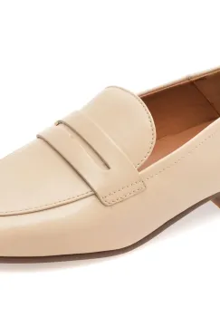 Mocasini GEOX bej, D552EA, din piele naturala imagine