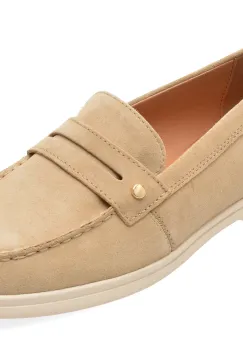 Mocasini GEOX bej, D650ZB, din piele intoarsa imagine