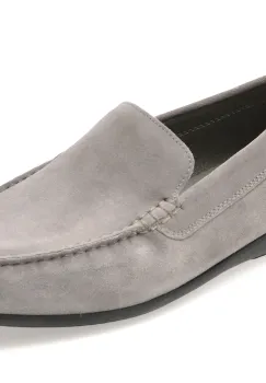 Mocasini GEOX gri, U450WB, din piele intoarsa imagine