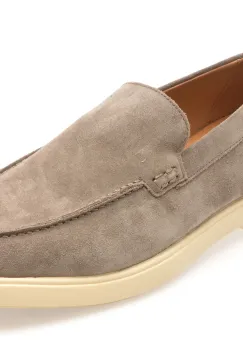 Mocasini GEOX gri, U55LAD, din piele intoarsa imagine