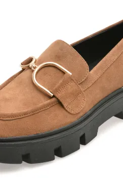 Mocasini GEOX maro, D46UAH, din piele intoarsa imagine