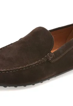 Mocasini GEOX maro, U653KC, din piele intoarsa imagine