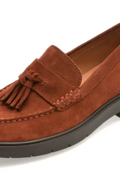 Mocasini GEOX visinii, D26QRC, din piele intoarsa imagine
