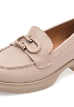 Mocasini GOLD DEER gri, 12142, din piele naturala imagine