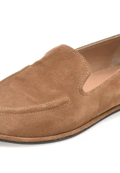 Mocasini GOLD DEER maro, 420891, din piele intoarsa imagine